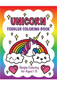 Unicorn Toddler Coloring Book