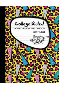 College Ruled Composition Notebook 120 Pages