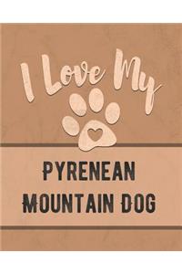 I Love My Pyrenean Mountain Dog