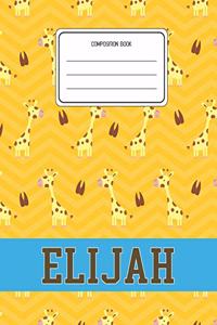 Composition Book Elijah