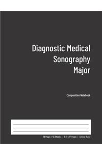 Diagnostic Medical Sonography Major Composition Notebook
