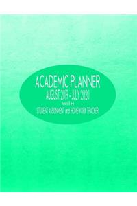 Academic Planner August 2019 - July 2020 Student Assignment and Homework Tracker