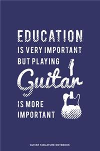 Guitar Tablature Notebook