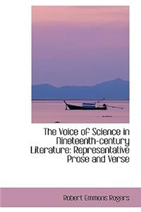 The Voice of Science in Nineteenth-Century Literature