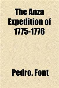 The Anza Expedition of 1775-1776
