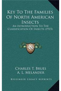 Key to the Families of North American Insects