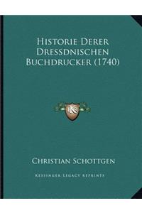 Historie Derer Dressdnischen Buchdrucker (1740)
