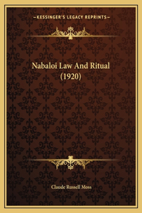 Nabaloi Law And Ritual (1920)