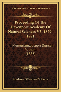 Proceeding Of The Davenport Academy Of Natural Sciences V3, 1879-1881