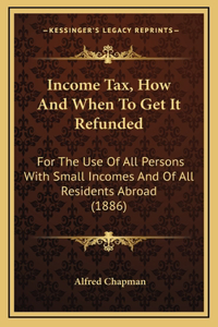 Income Tax, How And When To Get It Refunded