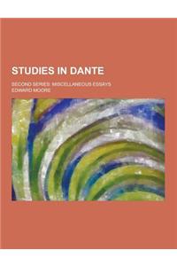 Studies in Dante; Second Series
