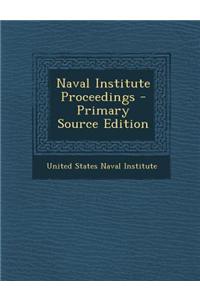 Naval Institute Proceedings
