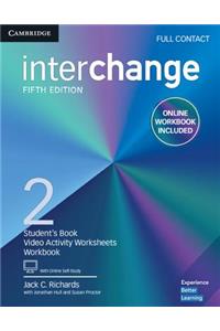 Interchange Level 2 Full Contact with Online Self-Study and Online Workbook