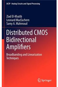 Distributed CMOS Bidirectional Amplifiers