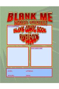 Blank Me - Premium Blank Comic Book Panelbook - Jade