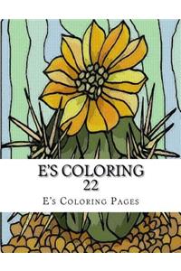 E's Coloring 22