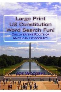 Large Print US Constitution Word Search Fun!