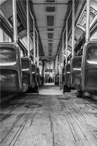 Mind Blowing Interior Of City Transportation Seating 150 Page lined journal