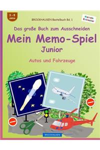 BROCKHAUSEN Bastelbuch Bd. 1 - Das große Buch zum Ausschneiden - Mein Memo-Spiel Junior