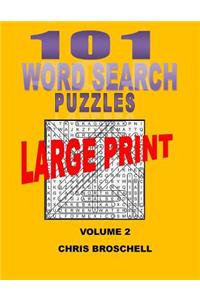 101 Large Print Word Searches
