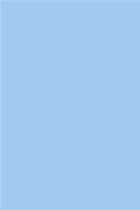 Journal Baby Blue Eyes Color Simple Plain Baby Blue Eyes