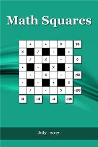 Math Squares: July 2017