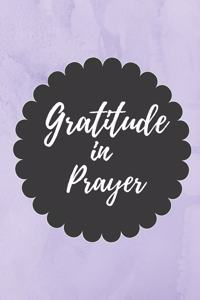 Gratitude in Prayer