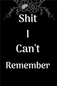 Shit I Can't Remember