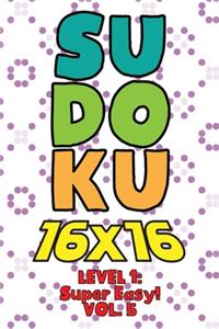 Sudoku 16 x 16 Level 1