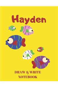 Hayden Draw & Write Notebook