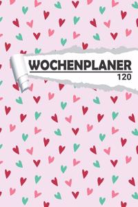 Wochenplaner vintage Herz