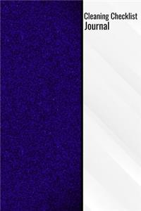 Cleaning Checklist Journal