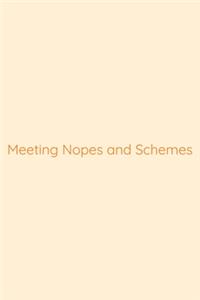 Meeting Nopes and Schemes Notebook
