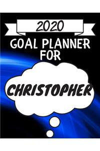 2020 Goal Planner For Christopher