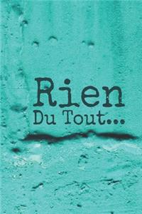 Rien du tout