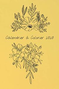 Calendrier à Colorier 2020