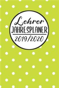 Lehrer Jahres Planer 2019 / 2020