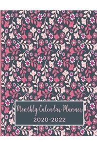 Monthly Calendar Planner 2020-2022