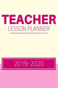 Teacher Lesson Planner 2019-2020