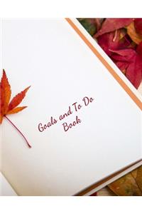 Goals and To Do Book