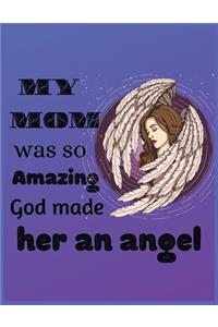 My mom was so amazing god made her an angel