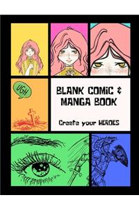 Blank Comic and Manga Book