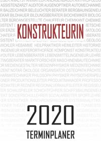 Konstrukteurin - 2020 Terminplaner