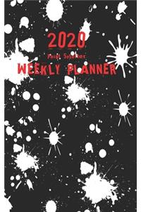 Paint Splatter 2020 Weekly Planner