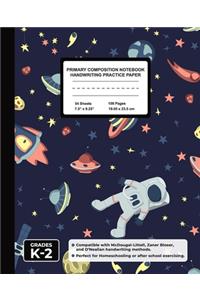 Primary Composition Notebook Handwriting Practice Paper