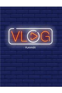 Vlog Planner: Vlog Vloggers Blank Video Storyboard Template Notebook Content Creative Planner Planning and Concepts for Blogger and Vloggers Kids and Adults Drawi