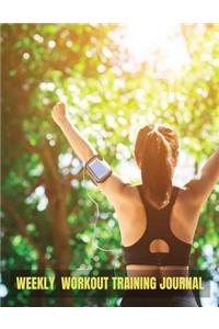 Weekly Workout Training Journal