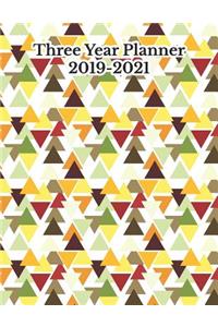 Three Year Planner 2019-2021