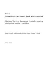 Solution of the Three-Dimensional Helmholtz Equation with Nonlocal Boundary Conditions