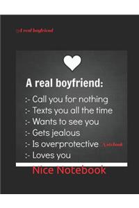 A Real Boyfriend: Notebook